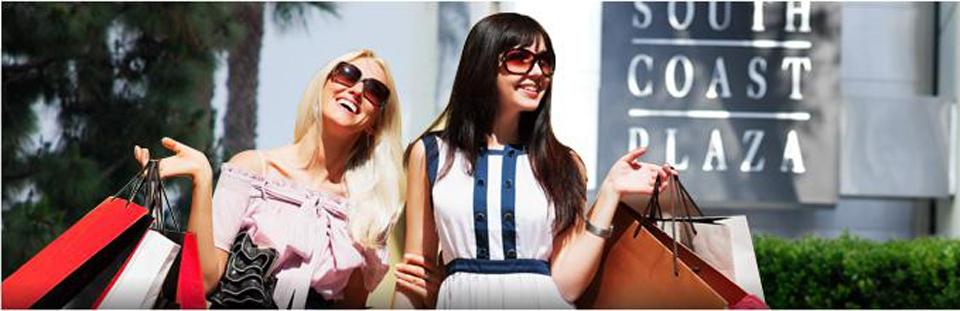 South Coast Plaza Shopping Orange County