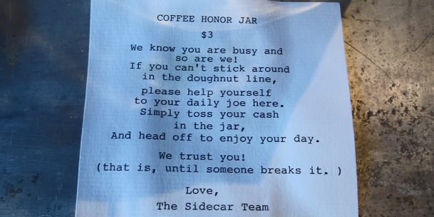 Coffee Honor Jar