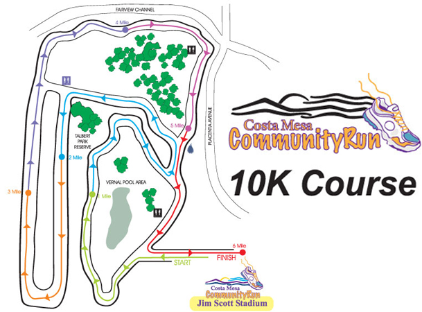 Community Run 10k Map