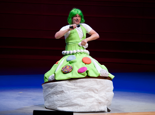 Segerstrom Center for the Arts - 2013-2014 Season Preview - Bob Bucci in Priscilla Cupcake costume -   Doug Gifford  070 (10)