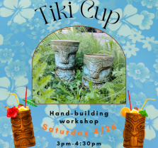 4/26 Hand-Building Workshop: Tiki Cup at Costa Mesa Ceramics