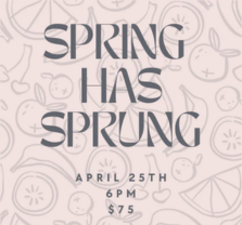 Spring Has Sprung at The Mixing Glass & Market