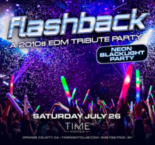 Flashback: A 2010s EDM Tribute Party 2025 at Time Nightclub