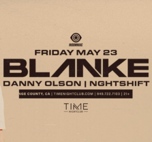 Blanke at Time Nightclub