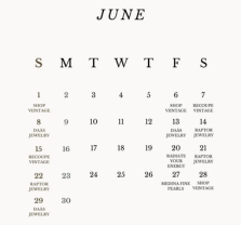 Pop Ups at Purre June 13th-15th