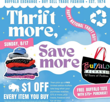 Buffalo Exchange National Thrift Day