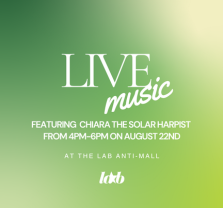 Live Music featuring chiara the solar harpist