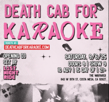 Death Cab For Karaoke 2025 at The Wayfarer
