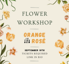 Flower Workshop with Third Place Wine Bar Flower Workshop with Third Place Wine Bar