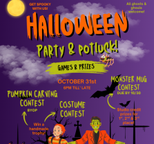 Halloween Party and Potluck at Costa Mesa Ceramics