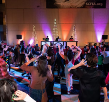 Silent Night Silent Disco 2025 at Argyros Plaza