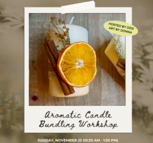 Aromatic Candle Bundling Workshop at The LAB Anti-mall