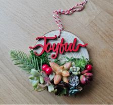 Make It, Take It – Living Ornaments with Succulents