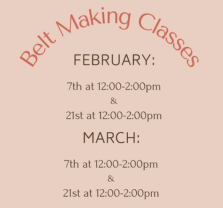 02/21 Belt Making Class at Saltwater Leather