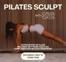 Outdoor Pilates Sculpt Class with Casa Caia at The LAB