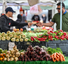 Farmers Market in July at OC Fair Grounds