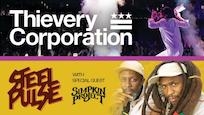 Theivery Corporation/Steel Pulse/Simpkin Project at the Pacific Amphitheatre Costa Mesa