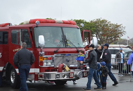 Touch-A-Truck at the OC Market Place in Costa Mesa