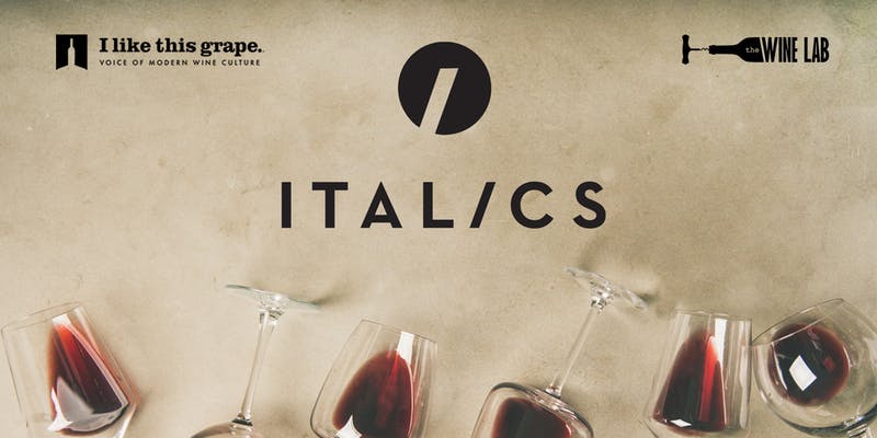 Italics Tasting Experience at Wine Lab Italics Tasting Experience at Wine Lab