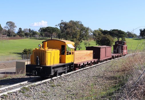 January Train Rides in Fairview Park