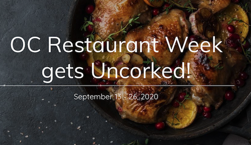 Orange County Restaurant Week, Sept. 13-26