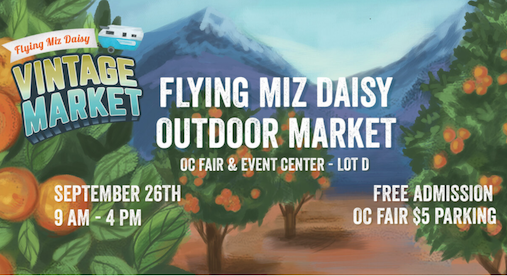 Flying Miz Daisy Vintage Flea Market