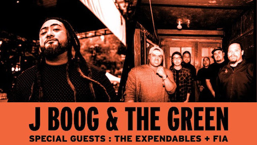 The Green and J Boog with special guests The Expendables and Fia at The Pacific Amphitheatre