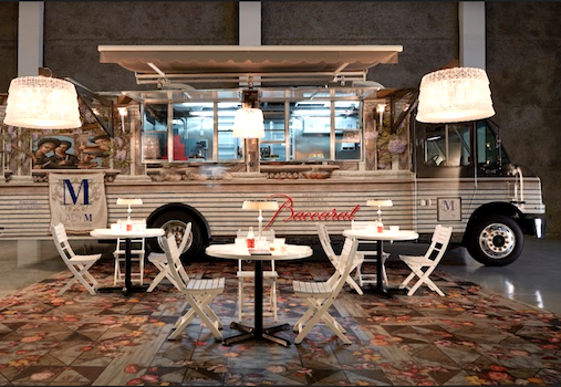 Lady M and Baccarat Luxury Cake Truck at South Coast Plaza Lady M and Baccarat Luxury Cake Truck at South Coast Plaza