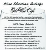 Wine Education Tastings at Old Vine Cafe - Bordeaux vs. Napa Valley