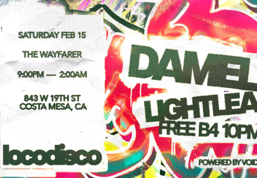 Loco Disco Presents Damelo at The Wyafarer Loco Disco Presents Damelo at The Wyafarer