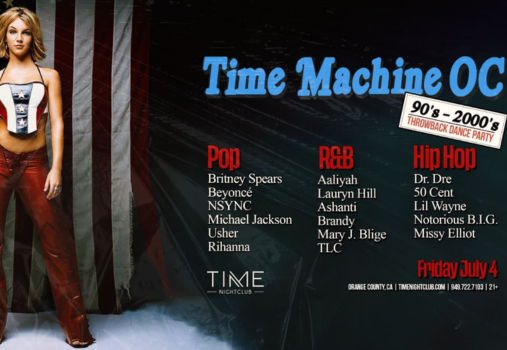Time Machine: 90s – 2000s Throwback Dance Party at Time Nightclub