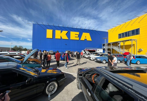 Race on Sunday Morning Car Club Event at IKEA