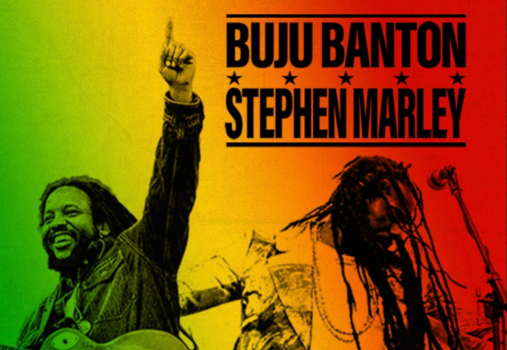 Buju Banton and Stephen Marley at Pacific Amphitheatre