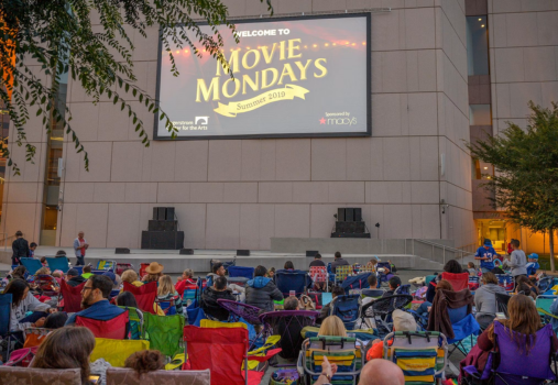 Men in Black at Argyros Plaza