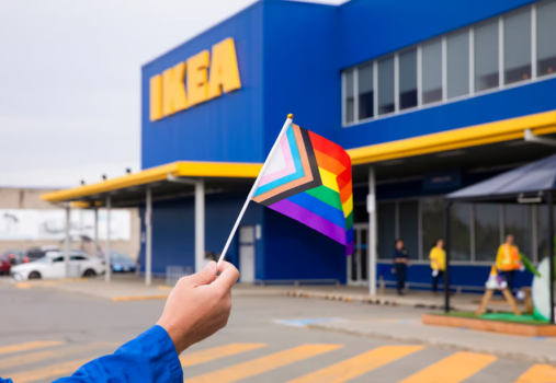 Flat Cart Pride Parade at IKEA