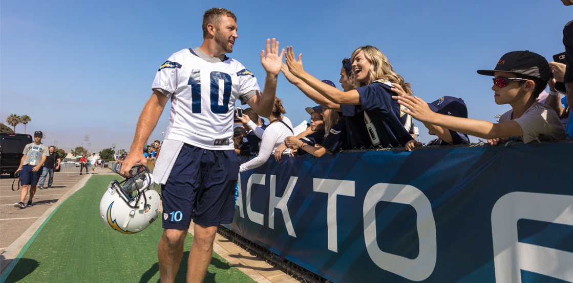 NFL Training Camp at Costa Mesa chargers